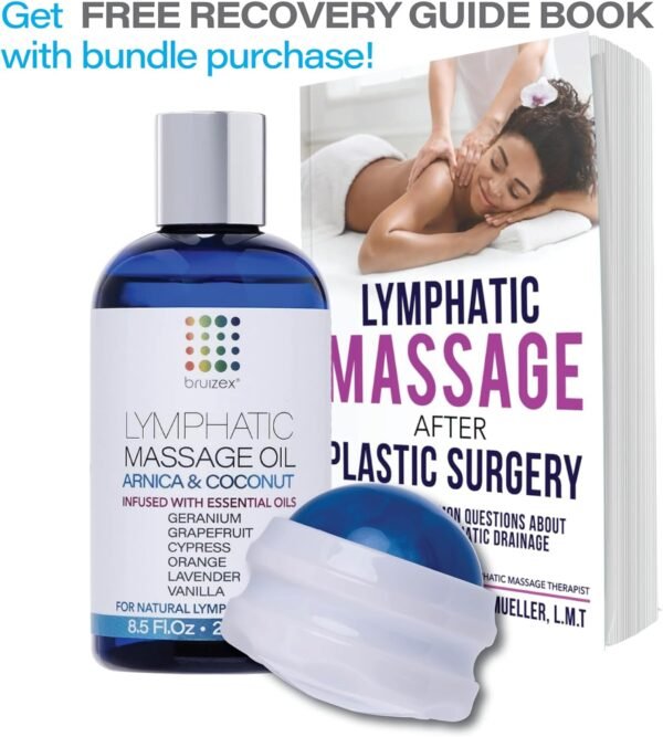 Lymphatic Drainage Massager, Massage Roller Ball, Fibro Roller for Fibrosis Treatment, Liposuction, 360 Lipo, Tummy Tuck & BBL Post Surgery Recovery, Body Roller - Image 7