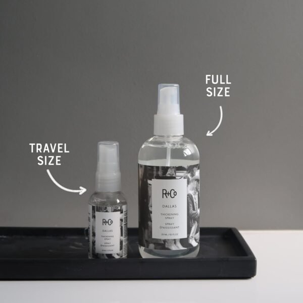 R+Co Dallas Hair Thickening Spray | Volumizing & Texturizing Spray for All Lengths | Adds Volume, Body & Shine | Perfect for Blowouts, Curling Irons & Roller Sets - Image 8