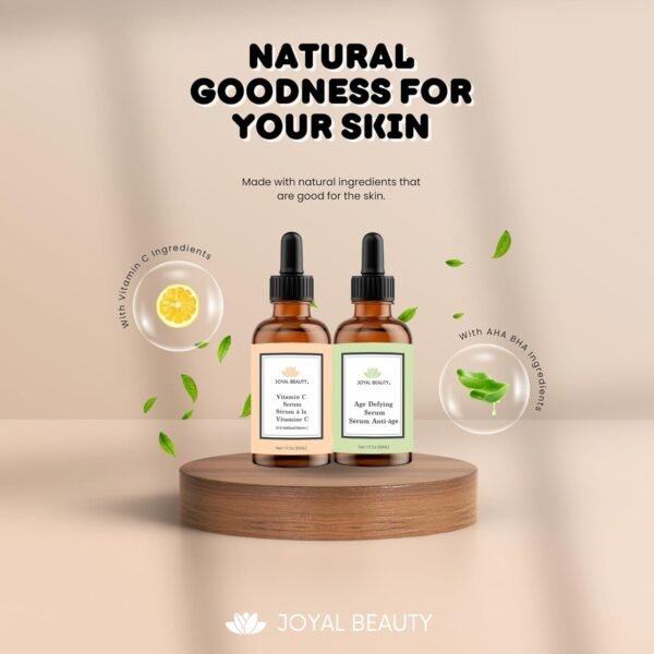 Joyal Beauty Vitamin C Serum with Hyaluronic Acid Vitamin E for Face and Skin. 20% Potent Vitamin C for Younger-look - Image 8