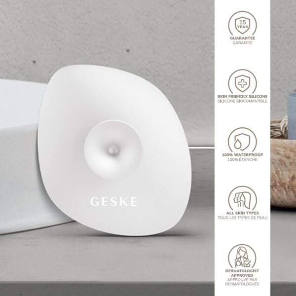 GESKE SmartAppGuided™ Facial Brush | 4 in 1 | Professional Facial Cleansing Brush with Handle | Skin Cleansing Soft Silicone Facial Brush | Routine Skincare | Gentle Cleansing | Facial Cleanser - Image 6