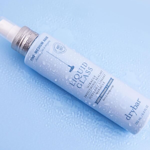 Drybar Liquid Glass Moisture-Rich Miracle Smoothing Sealant | Heat Protectant for Hair, Lasts Through 3 Washes for Long-Lasting Frizz Resistance and High-Shine Finish - Image 5
