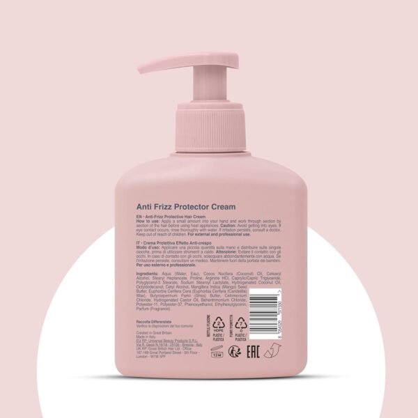 Anti Frizz Protector Cream - Shields from Heat and UV Damage - Promotes Healthy Scalp - Soothes and Improves Shine - Leaves Hair Silky Smooth - Vegan Friendly and Cruelty Free - 8.45 oz - Image 10