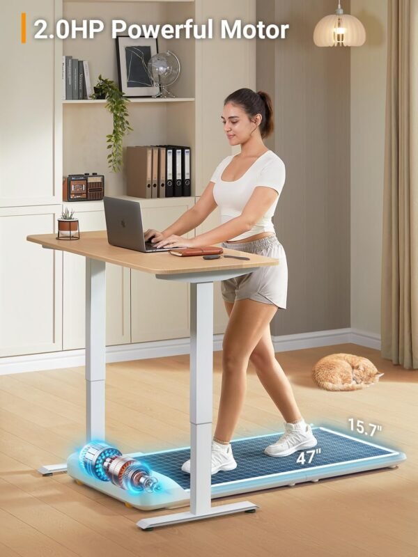WALKINGPAD C2 Folding Walking Pad, Under Desk Treadmill for Home/Office, Portable Walking Treadmill Ultra Slim Walking Jogging Machine Remote Control LED Display - Image 6