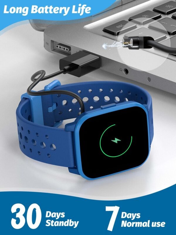 Kids Smart Watch Girls Boys, Smart Watch for Kids Smart Watch Gifts for 4-16 Years Old with Sleep Mode 19 Sports Mode Pedometer Birthday Gift for Boys Girls - Image 7