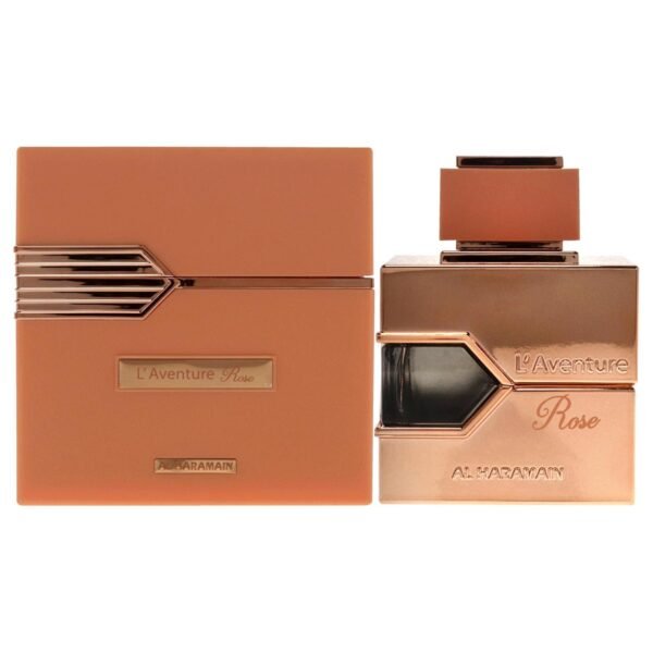 Al Haramain L'Aventure Rose - Arabian Perfume for Women - Long Lasting Perfume for Women - Floral Woody Eau de Parfum Fragrances - 3.4 oz - Image 2
