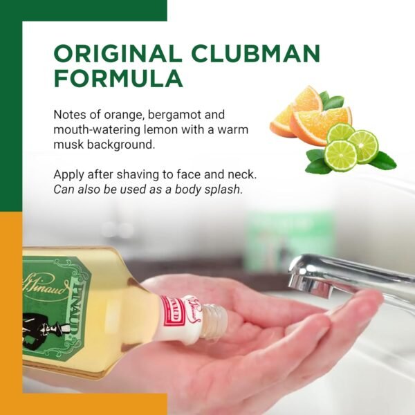 Clubman Pinaud After Shave Lotion, 12.5 fl oz - Image 5