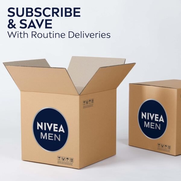 NIVEA MEN Sensitive Calm Face and Beard Balm, Beard Moisturizer, Face Moisturizer for Men, 5 Fl Oz Pump Bottle - Image 12