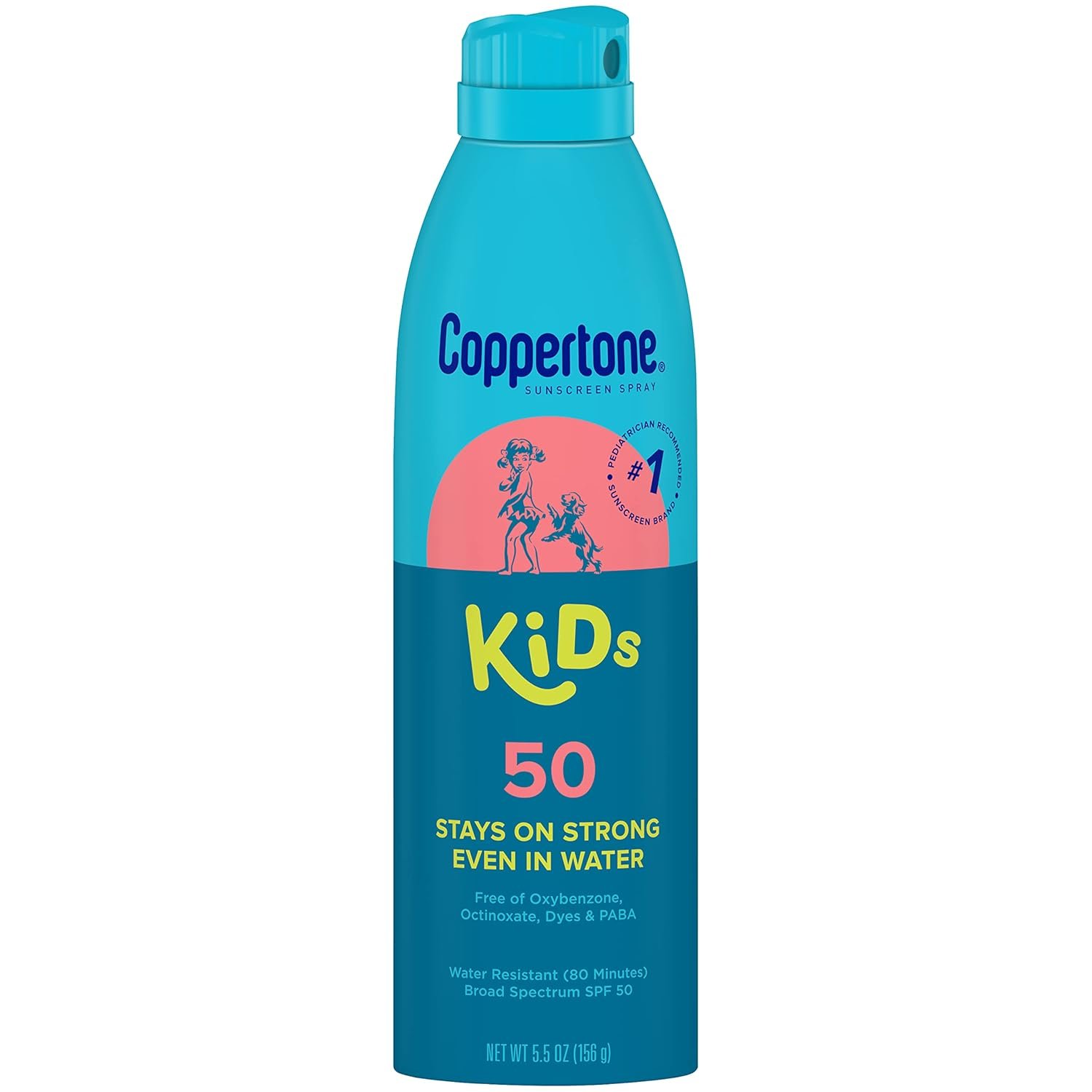 Coppertone Sunscreen Spray SPF 50, Broad Spectrum, Water Resistant for Kids, #1 Pediatrician Recommended Brand, 5.5 Ounce (Pack of 2) - Image 11