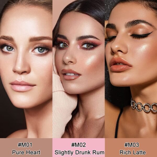 Erinde 4 Colors Eyeshadow Palette, Matte Shimmer Quartet, High Pigmented, Long Lasting, Ultra-Blendable, Rich Colors with Velvety Texture Eye Makeup Palette with Mirror, Great for Travel M03# - Image 7
