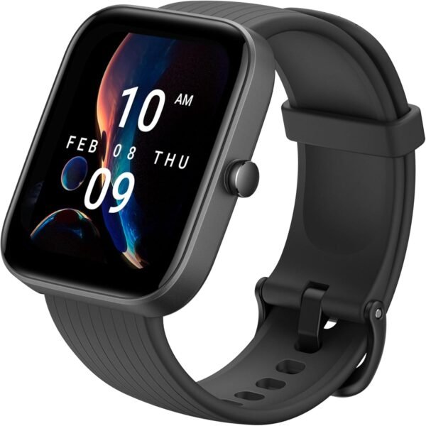 Amazfit Bip 3 Pro Smart Watch for Men, GPS, 14-Day Battery Life, Activity Fitness Tracker with 60+ Sports Modes, Water Resistant, Sleep & Heart Rate Monitor, for Android Phone & iPhone, Black - Image 2