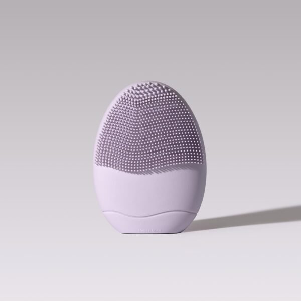 LOLLIPOP Palm Size Dual-Sided Silicone Face Exfoliator, Face Scrubber, Synthetic Face Brush Cleanser, Facial Cleansing Brush for Massage, Plum - Image 5