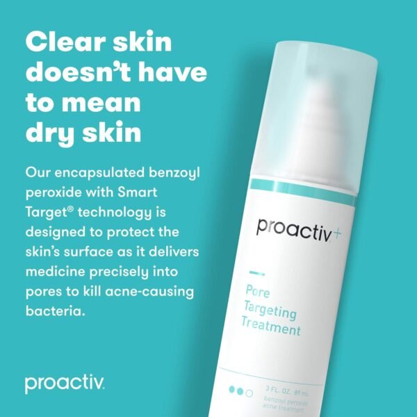 Proactiv+ Benzoyl Peroxide Gel Acne Treatment - Pore Targeting Acne Spot Treatment - 90 Day Supply, 3 oz. - Image 3