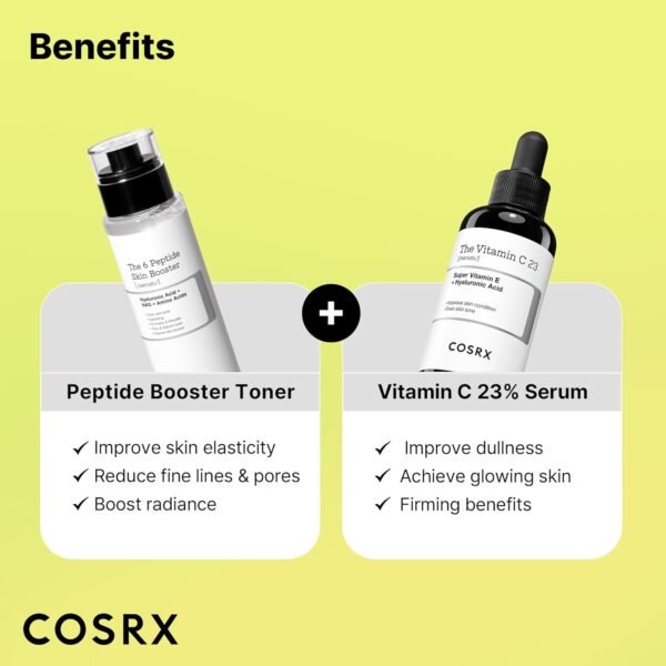 COSRX Vitamin C 23% Peptide Booster Set - Amazon Exclusive - Korean Skin Care, Gift Sets, Stocking Stuffers for Women, Vitamin C Serum, Face Serum - Image 8