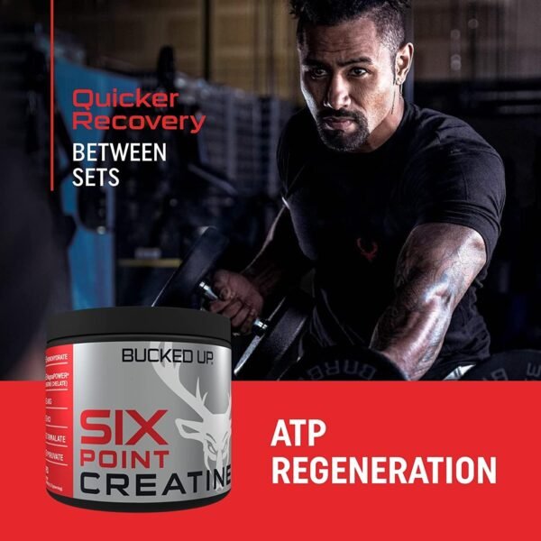 Bucked Up Six Point Creatine™ Six Types of Creatine - for Men and Women - Image 6