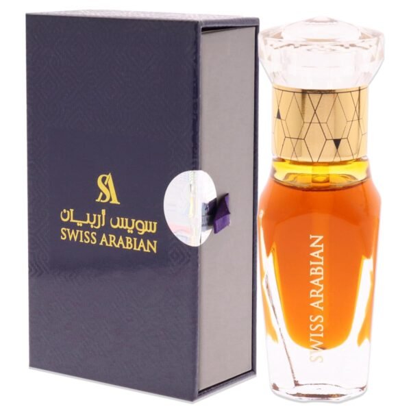 Swiss Arabian Amber Aura For Unisex - Luxury Fragrance Products From Dubai - Long Lasting Personal Perfume Oil - A Seductive, Exceptionally Made, Signature Aroma - Luxurious Scent Of Arabia - 0.4 Oz - Image 5