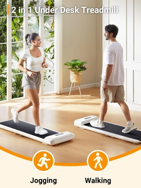 WALKINGPAD C2 Folding Walking Pad, Under Desk Treadmill for Home/Office, Portable Walking Treadmill Ultra Slim Walking Jogging Machine Remote Control LED Display - Image 4