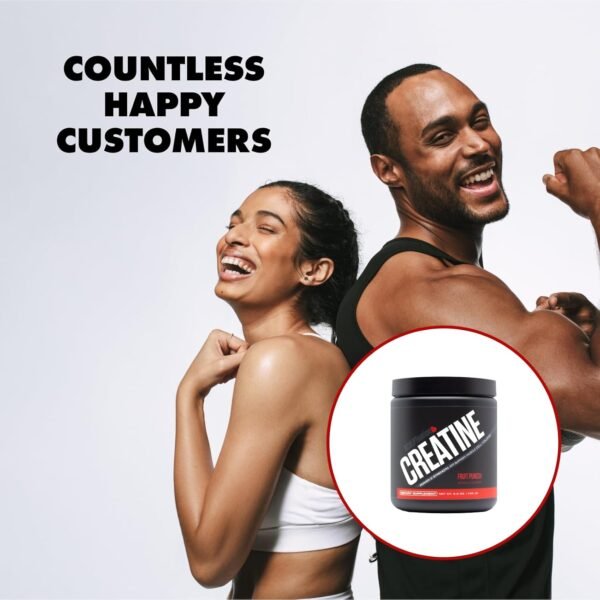 Sculpt Nation by V Shred Creatine - Premium Creatine Monohydrate Powder to Support Muscles, Energy, and Brain Function, Fruit Punch Flavored Creatine - 30 Servings - Image 4