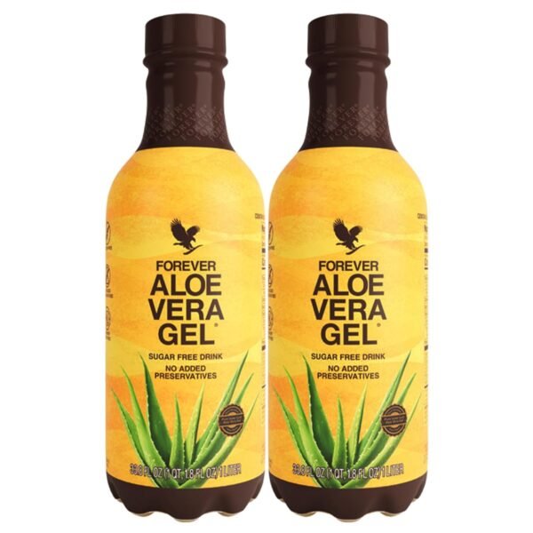 Forever Living - Forever Aloe Vera Gel - 99.7% Pure Inner Leaf Aloe Vera Juice - Preservative-Free - 33.8 fl oz (Pack of 2) - Image 2
