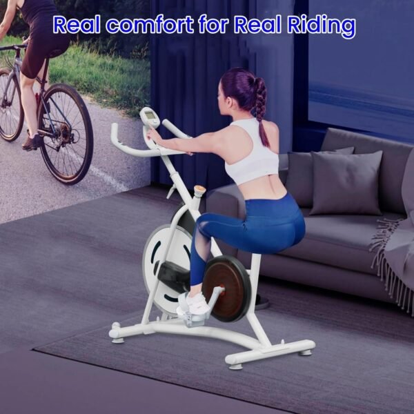 NAYSAYE Exercise Bike, Adjustable Stationary Bikes with Smartphone Mount, Professional Exercise Bike with Digital Pulse Display for Home and Office - Image 8