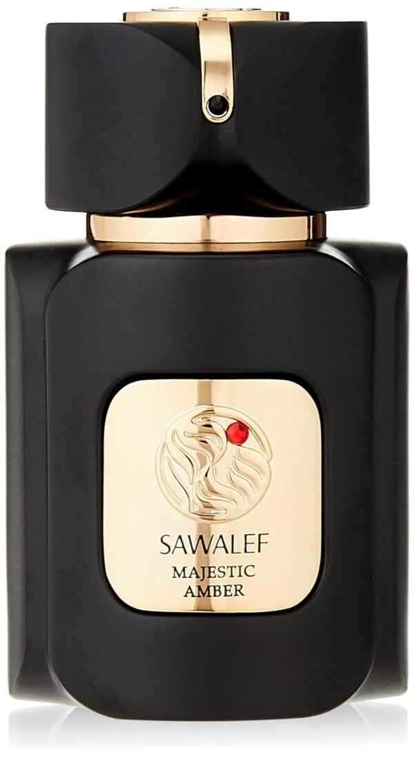 Sawalef Majestic Amber - Elegant Body Mist - Intense Long-Lasting Scent - Floral and Fruity Fragrance - Suitable for Daily Wear - 2.7 oz EDP Spray - Image 2