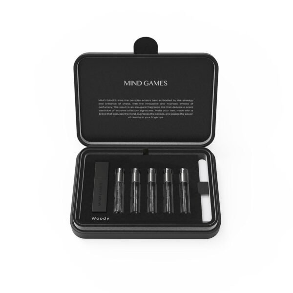 MIND GAMES Woody Discovery Set - Designer Perfume Set for Women & Men - Luxury Fragrance Set with Gardez, Scholar’s Mate, As-Suli’s Diamond, Gambit & Vieri - Designer Perfume Gift Set - Image 2