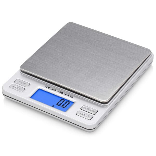 Smart Weigh Digital Pro Pocket Scale 2000g x 0.1 Grams Precise Weighing Professional Weight Food Ounces & Grams Mini Kitchen Jewelry Portable Herb Pocket Scale, Hold and Counting Function Back-Lit LCD - Image 9