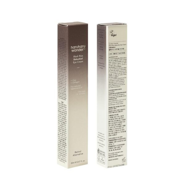 [Haruharu Wonder] Black Rice Bakuchiol Eye Cream 0.67 fl.oz / 20ml | Anti-Aging, Wrinkle Care, Natural Retinol Alternative | Cruelty Free, EWG-Green - Image 10