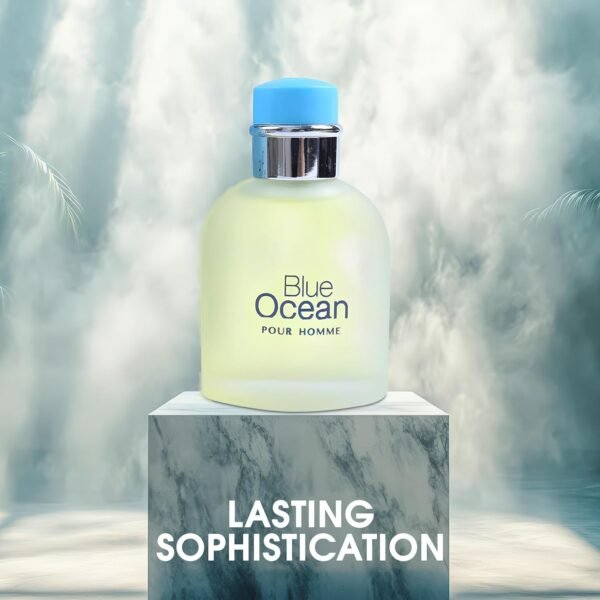 Blue Ocean Men Cologne Fresh Scent Eau De Toilette Spray, Fragrance For Men Long-Lasting Cologne Choice For Daily Wear Elegant 100ml Bottle - Image 3