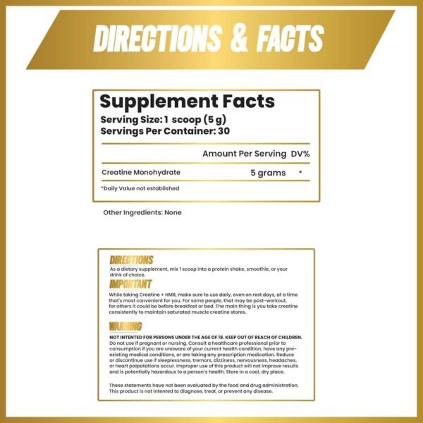 Creatine for Men - Creatine Powder for Men - Muscle Builder for Men - Creatine - Creatine Monohydrate - Creatine Powder - Creatine Monohydrate Powder - Creatine Monohydrate for Men - 30 Servings - Image 3