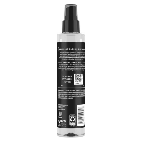 TRESemmé Lamellar Spray Gloss Ultra Shine Lasting Brilliance 6.1 Fl Oz - Image 3