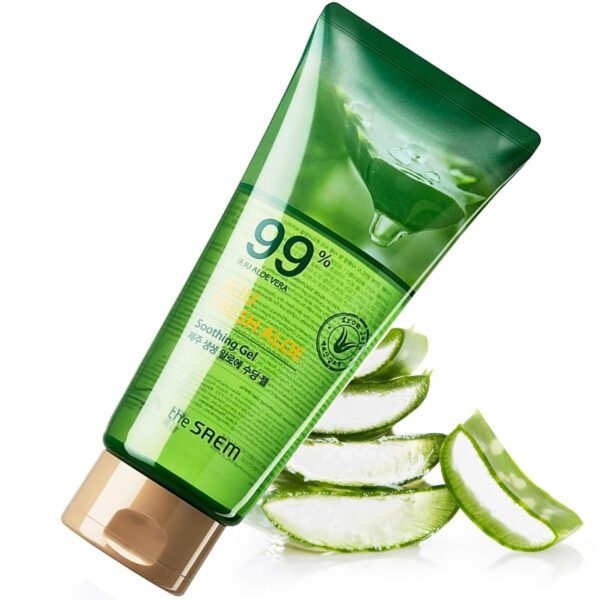 [the SAEM] Jeju Fresh Aloe Soothing Gel 99%, 300ml - Hydrate & Soothe Dry, Sensitive Skin - Image 2