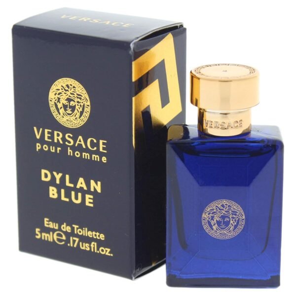Versace Dylan Blue Mini Eau de Toilette Splash for Men, 0.17 Ounce - Image 4