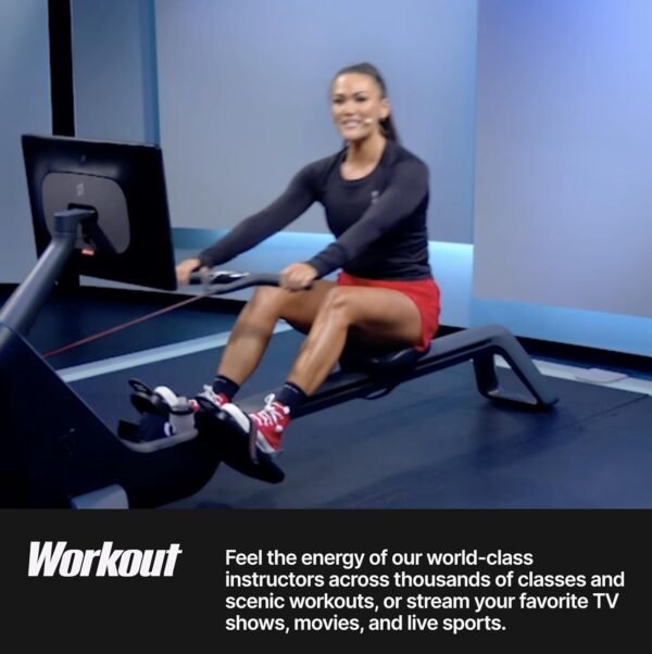 Peloton Row | Rowing Machine with 24” HD, Swiveling Touchscreen - Image 7