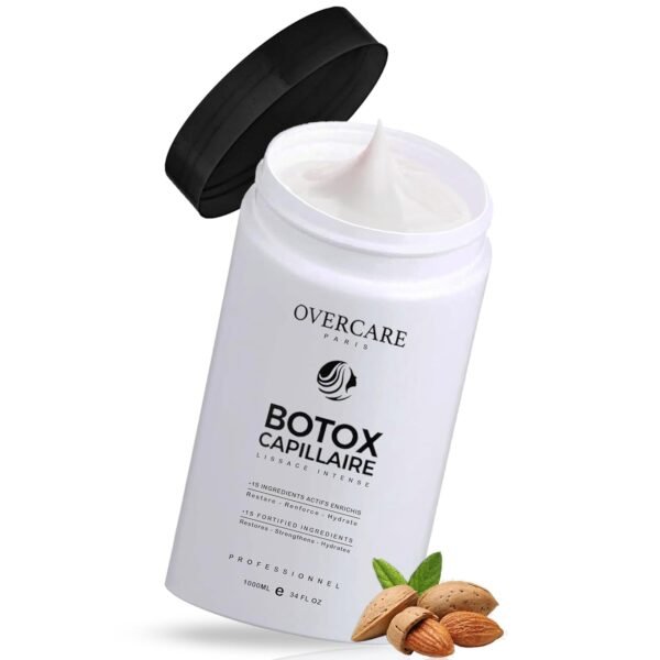 OVERCARE Botox Hair Treatment Mask | 1000ml Deep Conditioning Hair Mask for Damaged, Dry Hair | Hair Botox Treatment with Keratin for Women - Provides Deep Hydration, Shine, and Smoothness - Image 2