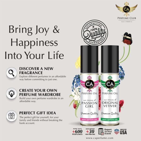 CA Perfume Club Impression of The B. Shop Black Musk For Women & Men Replica Fragrance Body Oil Dupes Alcohol-Free Essential Aromatherapy Sample Travel Size Long Lasting Attar Roll-On 0.3 Fl Oz/10ml - Image 5