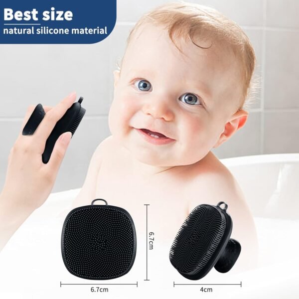 VWMYQ Face Scrubber, Silicone Face Scrubber for Men, Facial Cleansing Brush Silicone Face Wash Brush Manual Waterproof Cleansing Skin Care Face Brushes for Cleansing and Exfoliating - Image 7