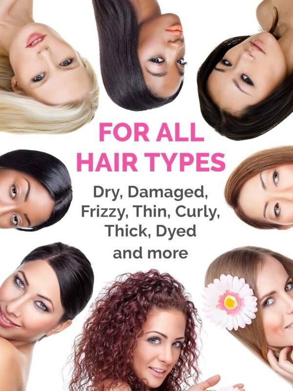 Hair Treatment Oil For Damaged Hair, Hair Treatment Serum For Frizzy & Dry Hair, Hair Vitamin Oil Capsules with Argan, Avocado, Moroccan Oil, Anti Frizz Leave in Conditioner with Vitamin A, C, E & B5 - Image 10
