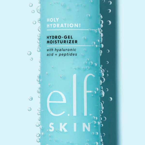e.l.f. Holy Hydration! Hydro-Gel Moisturizer, Hydrates & Moisturizes Skin for a Plumped Up Complexion, Lightweight & Quick-Absorbing, White, 1.76 Oz - Image 4