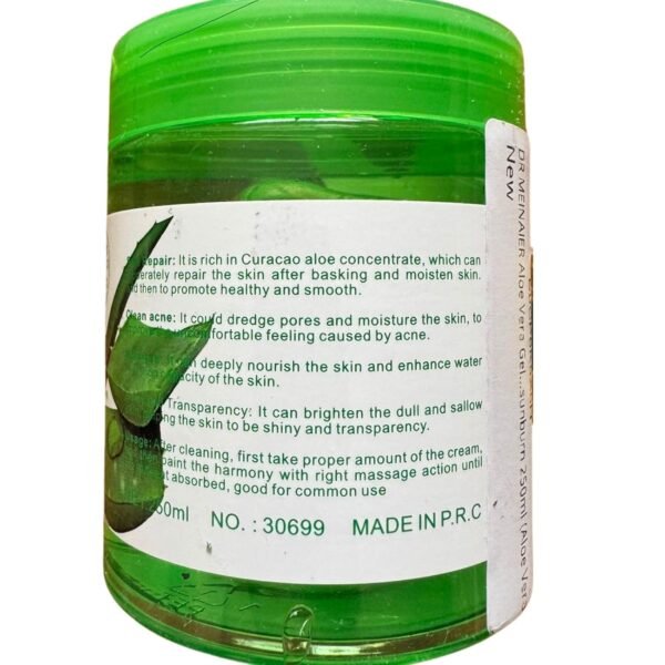 Aloe Vera Gel for Face, Body & Hair, Soothing Aloe Face Moisturizer, Multipurpose Skin Care, Hydrating Aloe Gel, Claming after sunburn 250ml (Aloe Vera) - Image 8