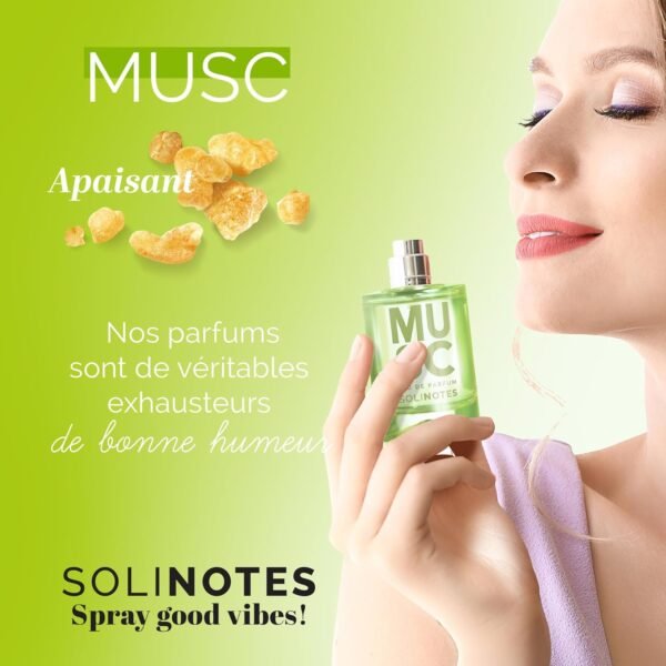 SOLINOTES Musk Perfume for Women - Eau De Parfum | Delicate Floral and Soothing Scent - Made in France - Vegan - 1.7 fl.oz - Image 7