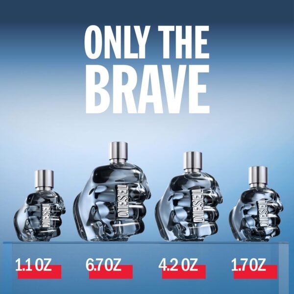 Diesel Only the Brave Eau de Toilette Spray Cologne for Men, Notes of Lemon, Rosemary, and Sensual Ambery Wood, Fresh and Powerful Fragrance, Long-Lasting, 1.7 FL. Oz. - Image 6