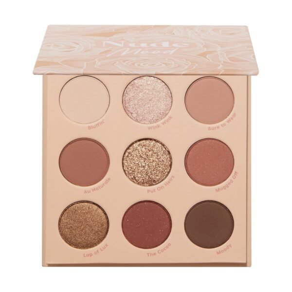 ColourPop Nude Mood Shadow Palette - Brown & Copper Palette with Metallic and Matte Finishes - High-Pigment Makeup with a Long-Wearing Formula (0.3 oz) - Image 2