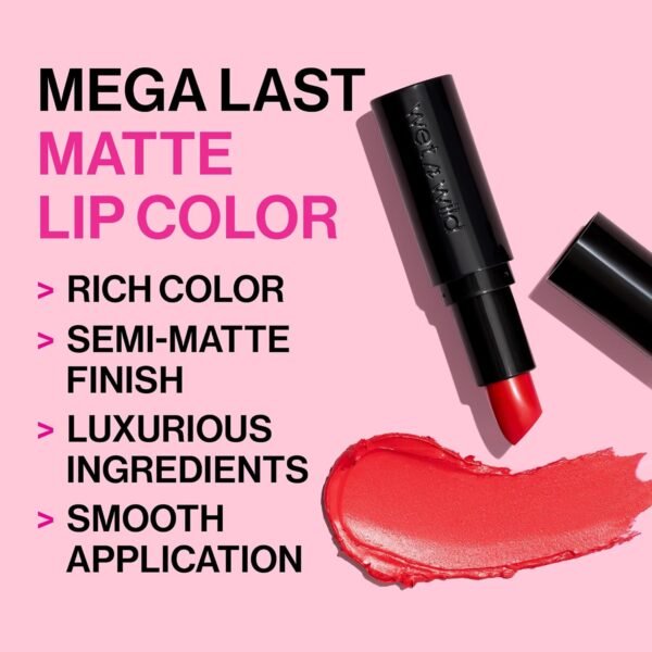 wet n wild Mega Last Matte Lip Color, Semi Matte Hyaluronic Acid Infused, Long Lasting Full Coverage for a Nourishing Pout, Cruelty-Free & Vegan - Bare it All - Image 3