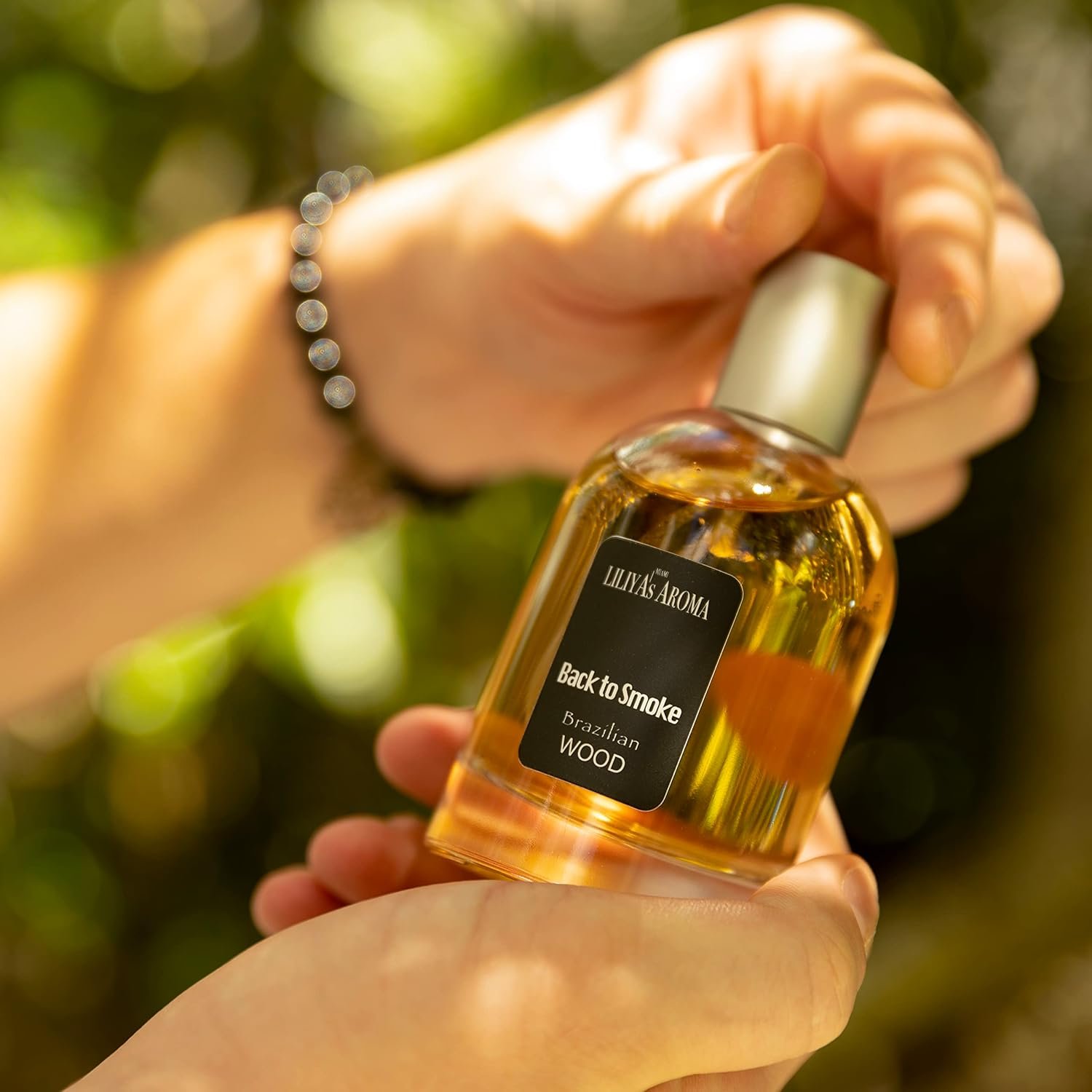 Liliya's Aroma Brazilian Wood Eau de Parfum for Men Tropical Woody Scent, Oriental Fragrance with Sandalwood 3.3 Fl Oz (Brazilian Wood) - Image 4