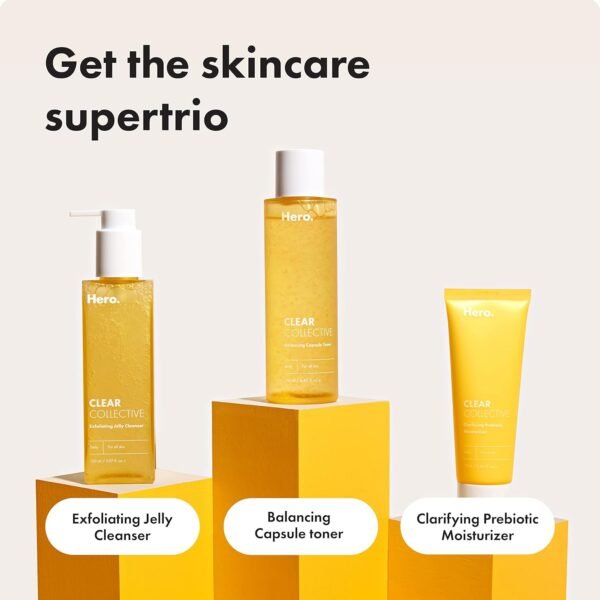 Clear Collective Clarifying Prebiotic Moisturizer from Hero Cosmetics - Hydrating Daily Face Moisturizer to Purify, Smooth and Soften Skin (2.36 fl oz) - Image 9