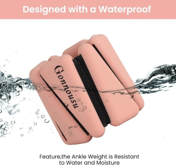 Adjustable Wearable Wrist Weights for Women and Man - Ankle Weights, Set of 2 (1lb Each) for Enhanced Training | Perfect for Yoga, Dance, Barre, Pilates, Cardio, Aerobics, and Walking - Image 5