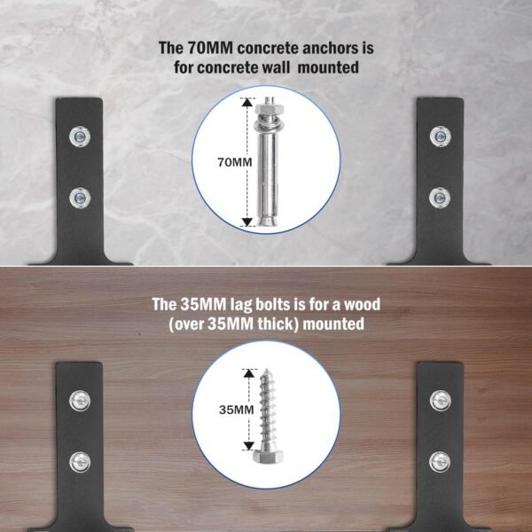 Wall Joist Mount Pull Up Bar, Beam Mounted Chin Up Bar for Home Gym - Image 9