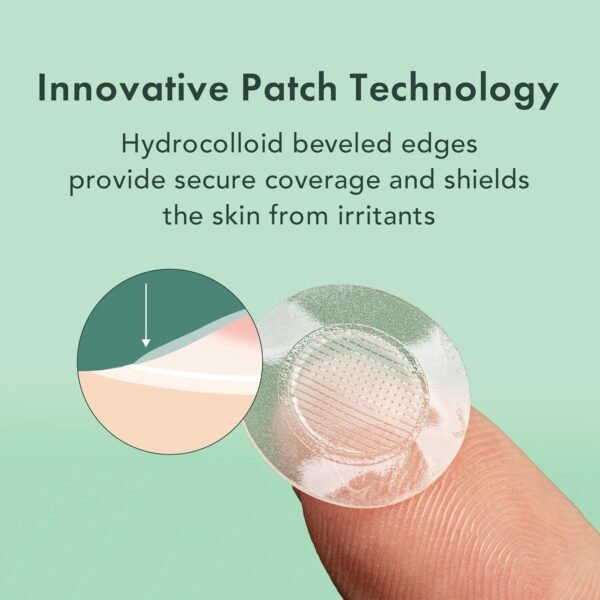 Rael Pimple Patches, Miracle Microcrystal Spot Cover - Hydrocolloid Acne Patch with Tea Tree Oil, Early Stage Zits and Blemish, Korean Skin Care, Vegan, Cruelty Free (9 Count) - Image 4