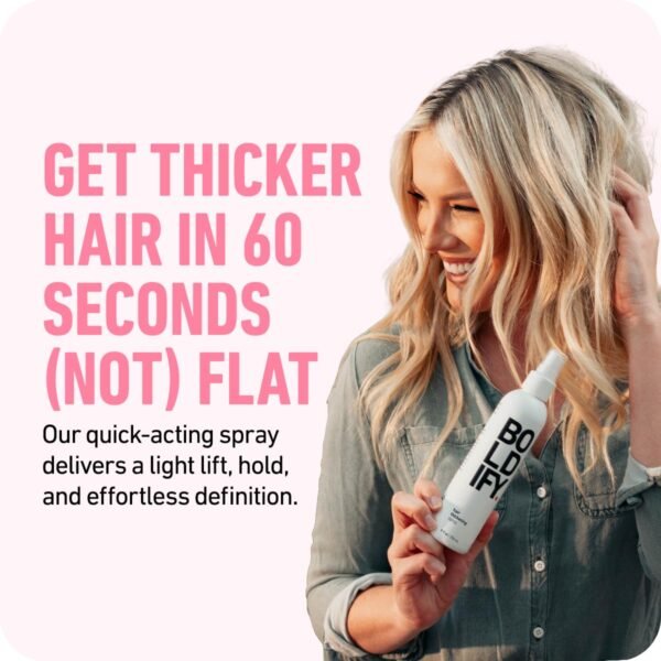 BOLDIFY Hair Thickening Spray | Volumizing and Texturizing Product for Lush, Fuller Hair | Stylist Recommended Hair Volumizer - 4 ounces - Image 3