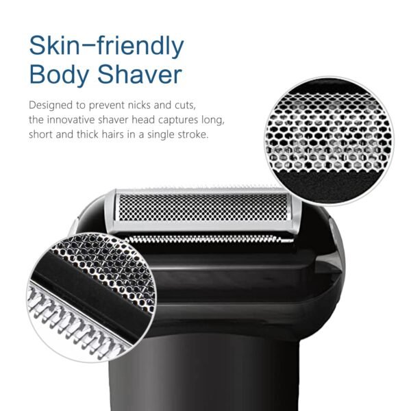 BG2000 Replacement Head For Bodygroom 7000 - Compatible with Philips Norelco Bodygroom Series 7000 (BG7030, BG7040) & Series 5000 (BG5025),2-Pc Pack - Image 4